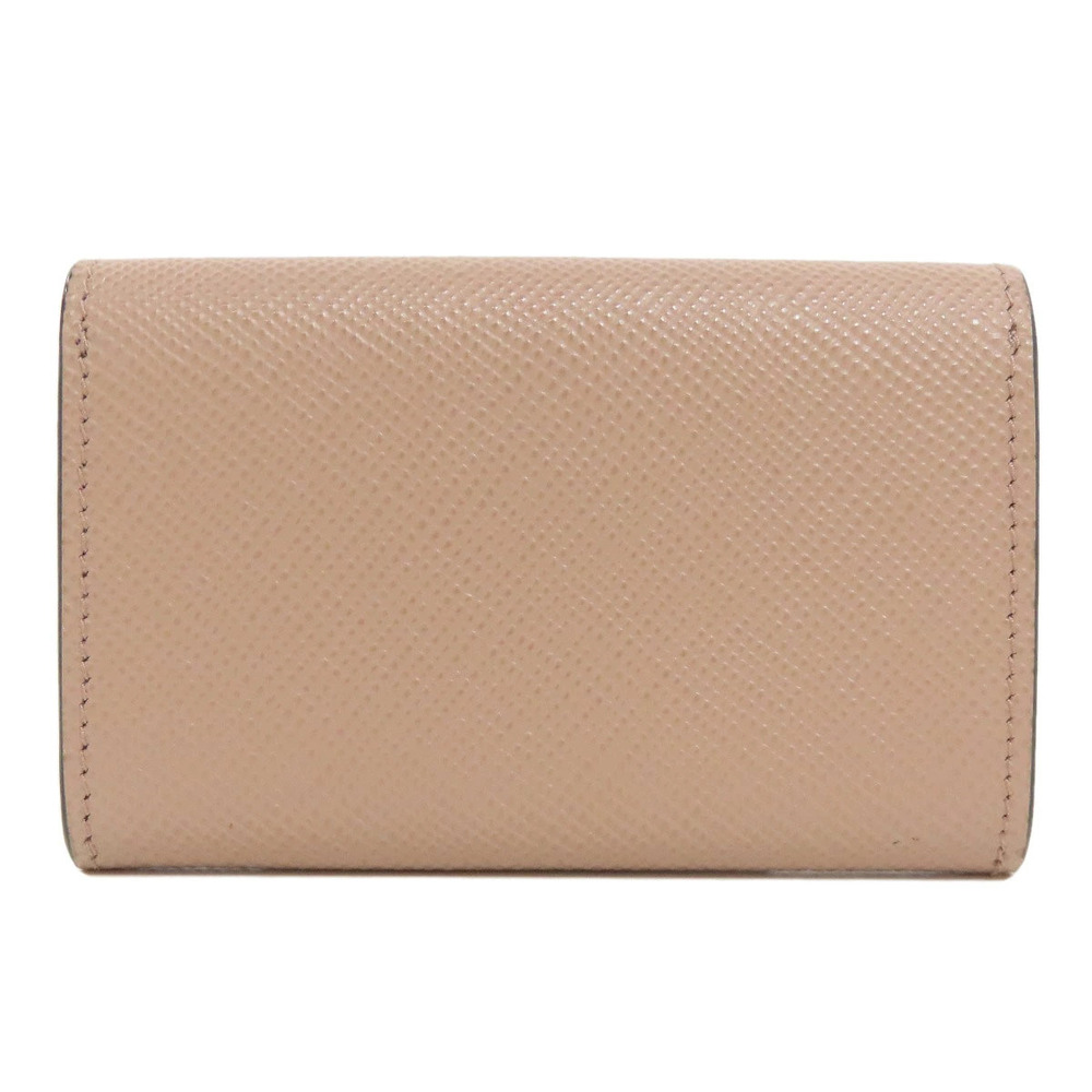 Prada leather bi fold Wallet Black